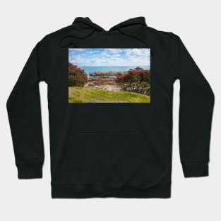 Scenic view from base of Mount Maunganui Hoodie